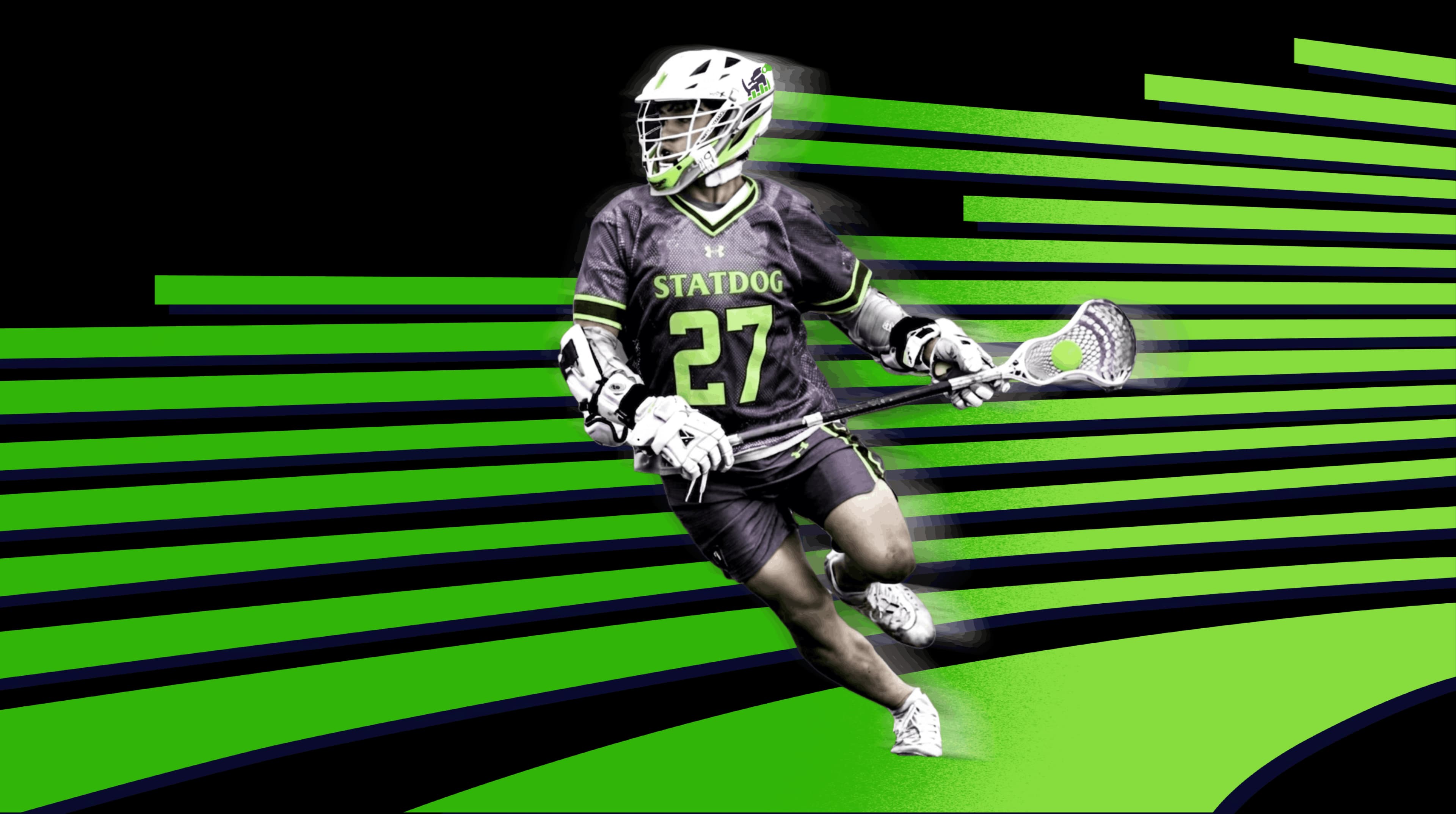STATDOG lacrosse player